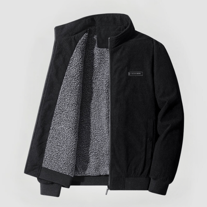 Udo - Corduroy jacket with fleece