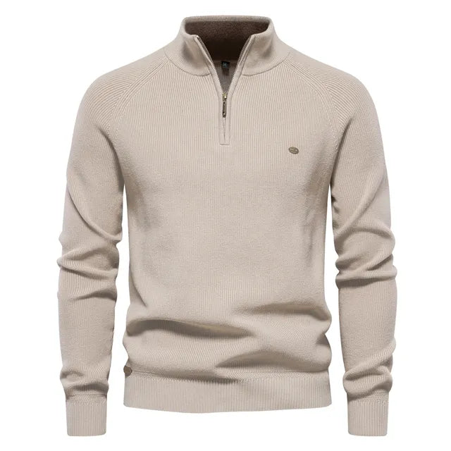 Steven® | Knitted Zip-Up Sweater