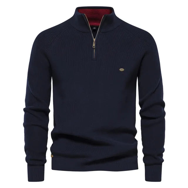 Steven® | Knitted Zip-Up Sweater