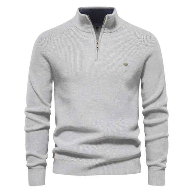 Steven® | Knitted Zip-Up Sweater