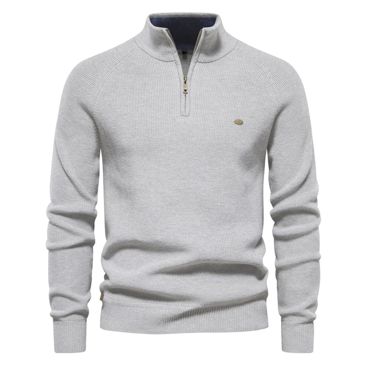 Steven® | Knitted Zip-Up Sweater