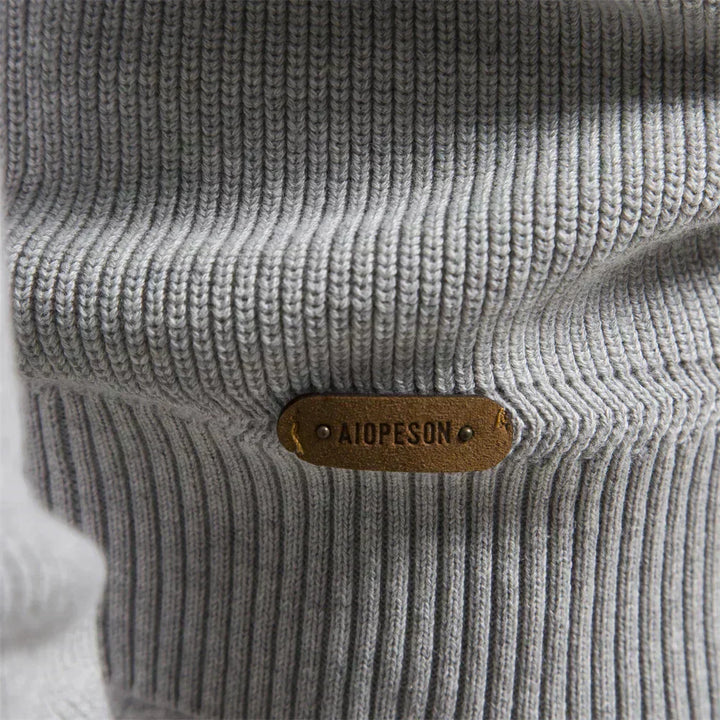 Steven® | Knitted Zip-Up Sweater