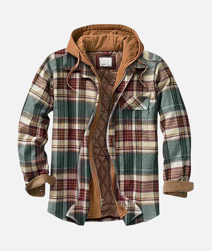 Leo Melbourne™ | Plaid Patchwork Jacket