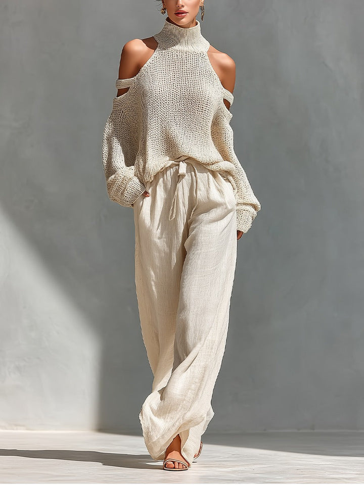 Camilla™ Modern knit and linen set