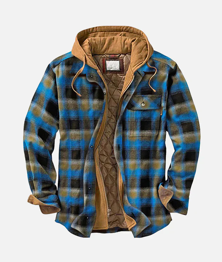 Leo Melbourne™ | Plaid Patchwork Jacket