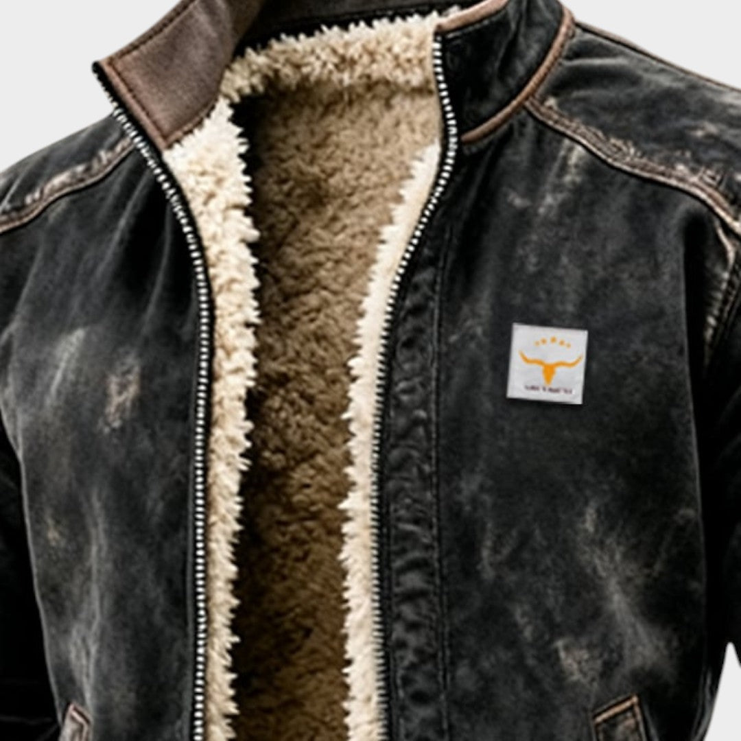Ricardo™ | Leather-Look Jacket with Distinctive Design