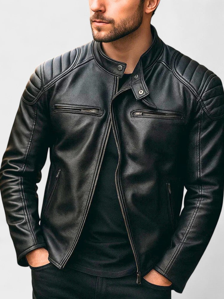 Troels™ | Leather Jacket