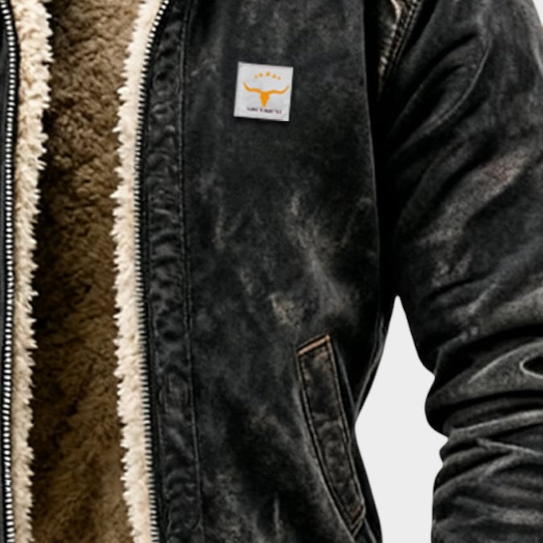 Ricardo™ | Leather-Look Jacket with Distinctive Design