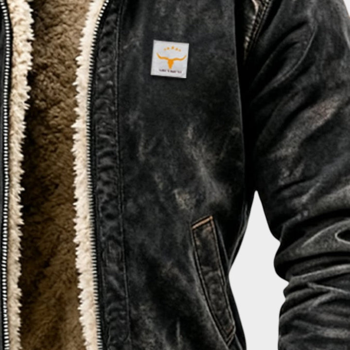 Ricardo™ | Leather-Look Jacket with Distinctive Design