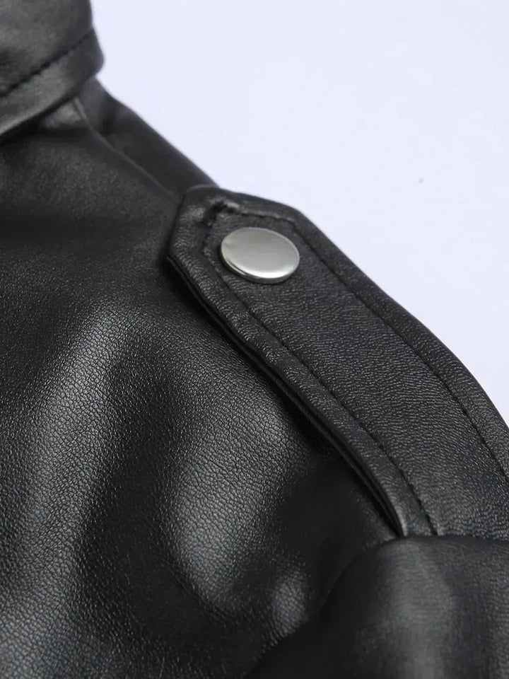 Austin™ | Classic Biker Leather Jacket