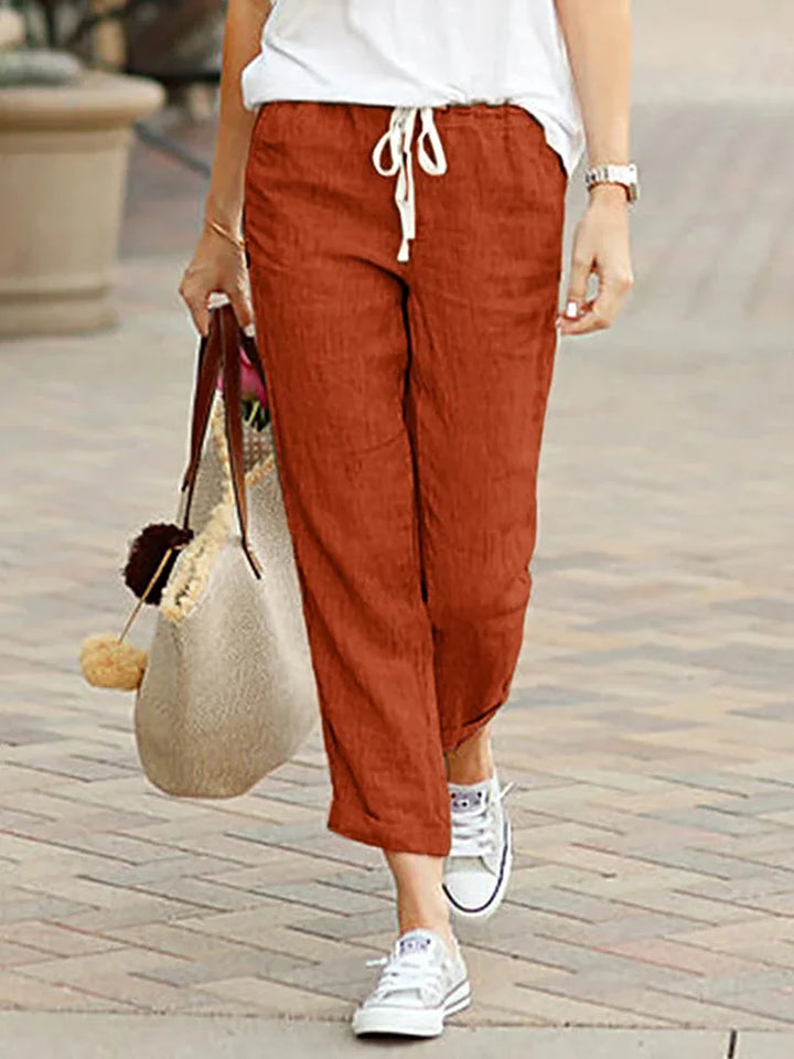 Isla - Linen Trousers