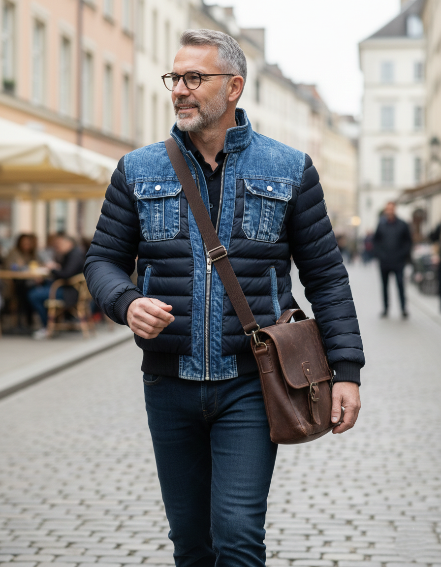 Ares™ | Hybrid Quilted Denim jacket