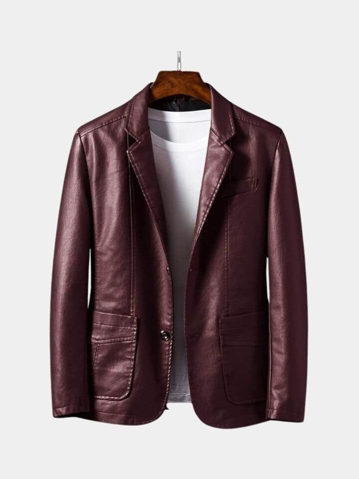 Jonas™ | Caramel Leather Jacket