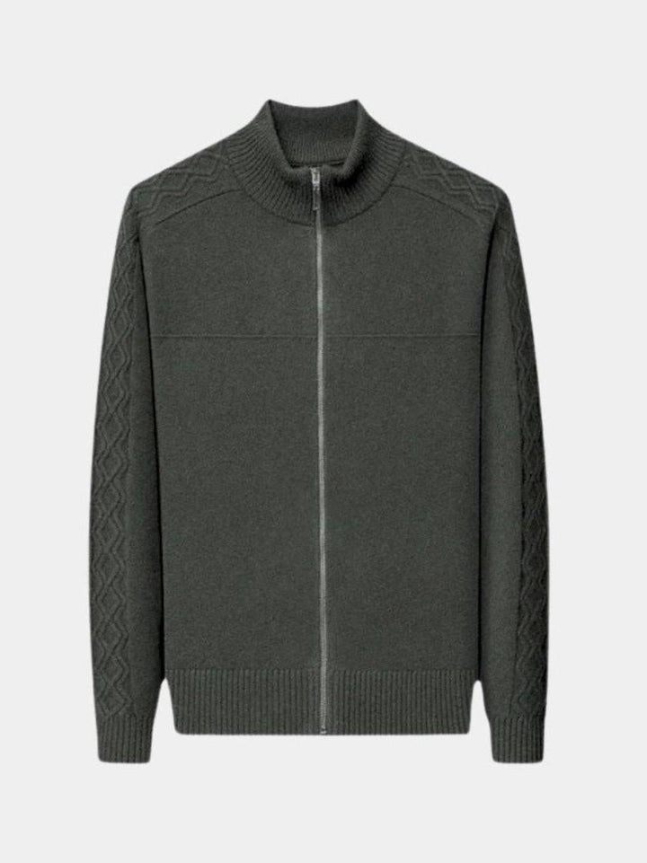 Magnus™ | Cashmere Zip-Up Sweater