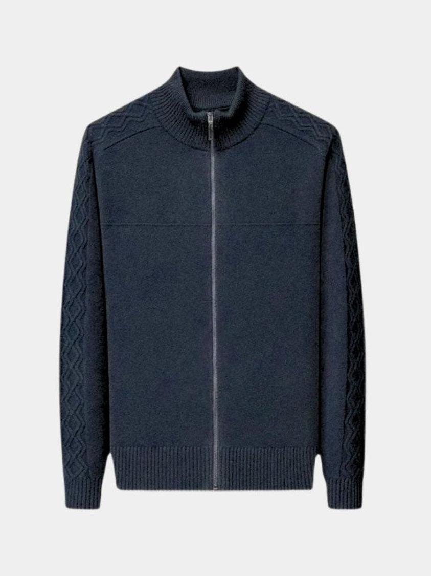 Magnus™ | Cashmere Zip-Up Sweater