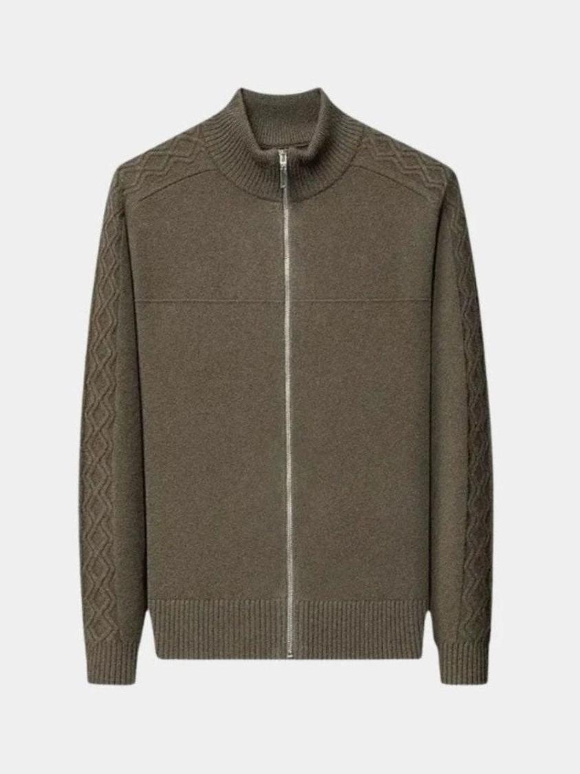 Magnus™ | Cashmere Zip-Up Sweater