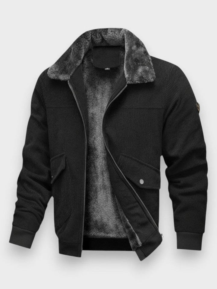 Norbert™ | Bomber Jacket with Synthetic Fur Collar