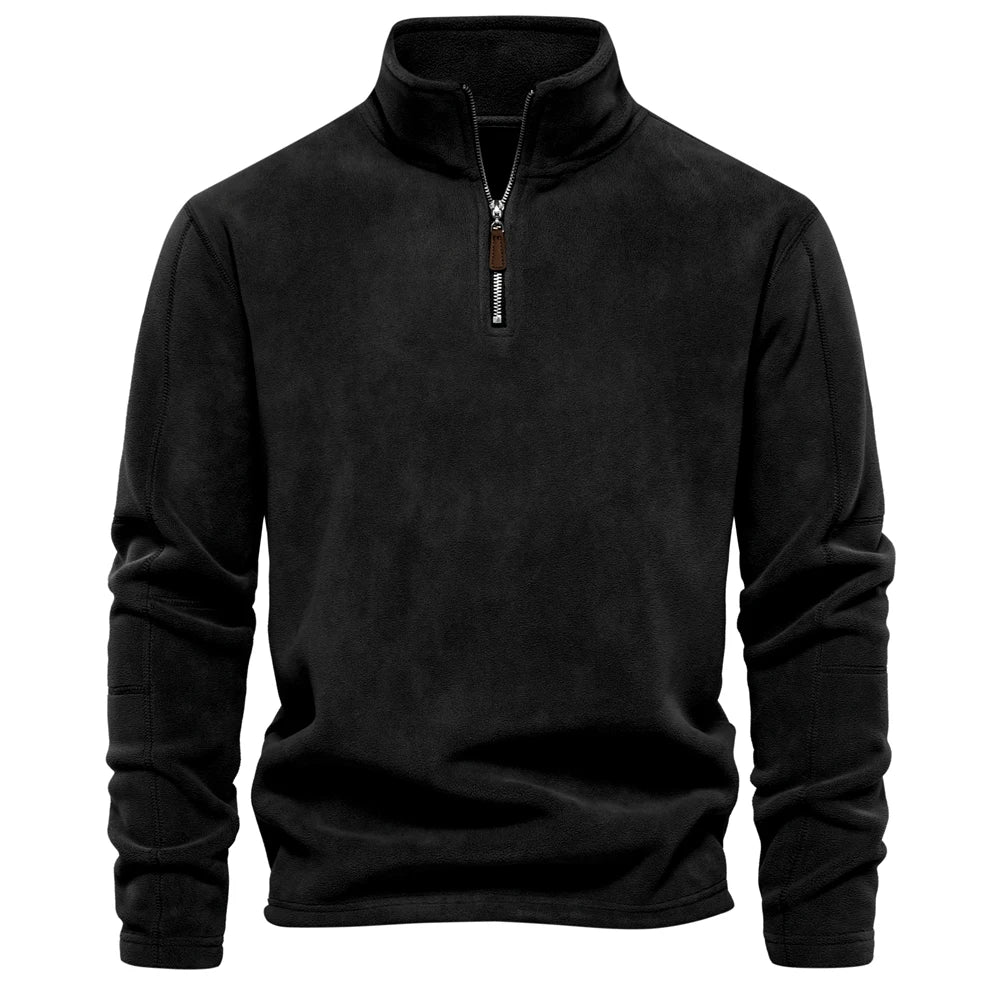 Emil | Warm Fleece Pullover with Zipper