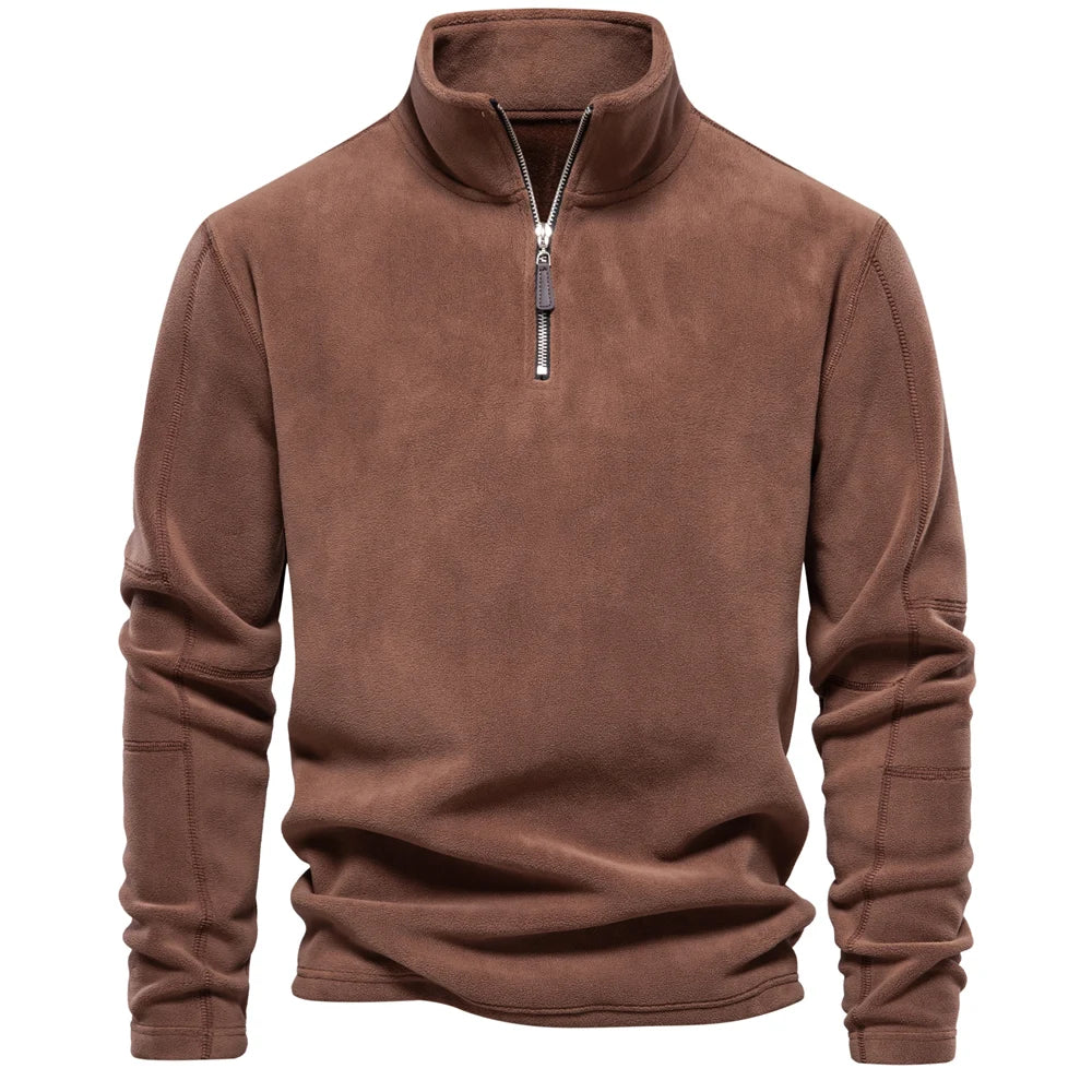Emil | Warm Fleece Pullover with Zipper
