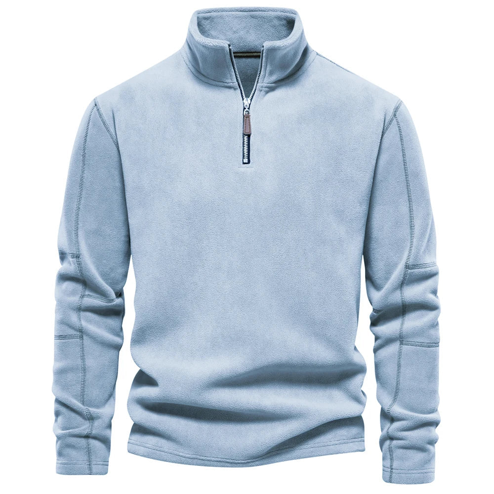 Emil | Warm Fleece Pullover with Zipper