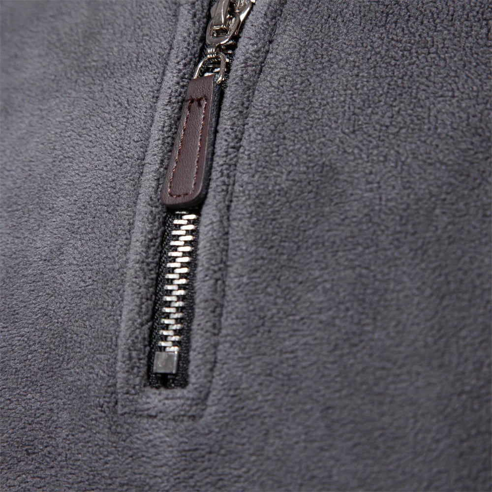 Emil | Warm Fleece Pullover with Zipper