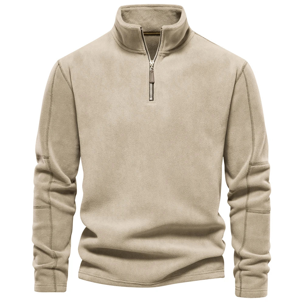 Emil | Warm Fleece Pullover with Zipper