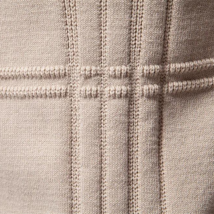 Leo Melbourne™ | Cotton Men's Sweater with Stripe Design