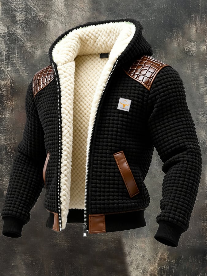 Thomas – Lined jacket with hood and zipper