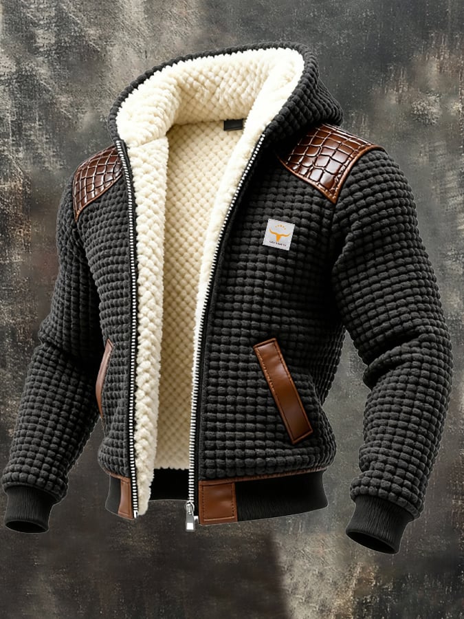 Thomas – Lined jacket with hood and zipper