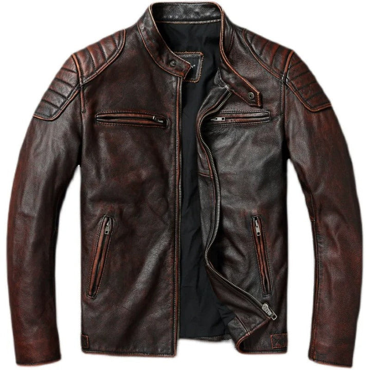 Hugo™ | Vintage Leather Jacket
