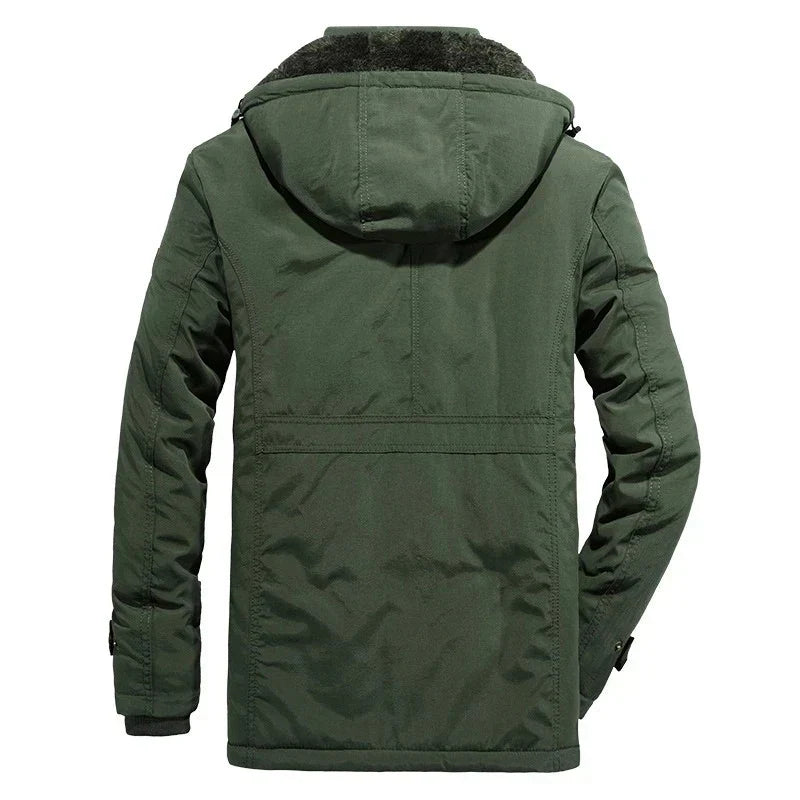 Bjorn - Warm Men's Fleece Winter Jacket Made of Premium Wool Blend
