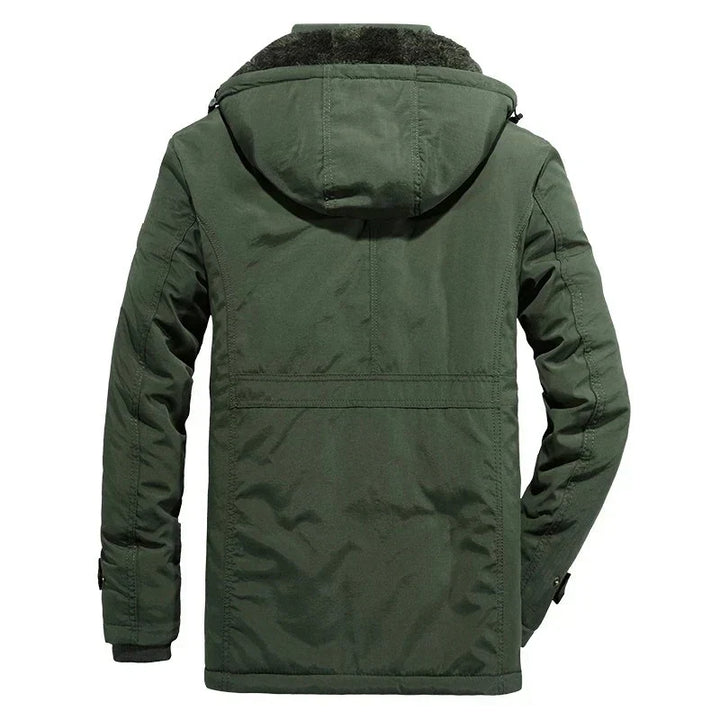 Bjorn - Warm Men's Fleece Winter Jacket Made of Premium Wool Blend