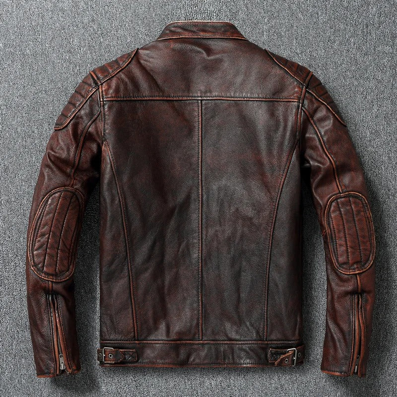Hugo™ | Vintage Leather Jacket