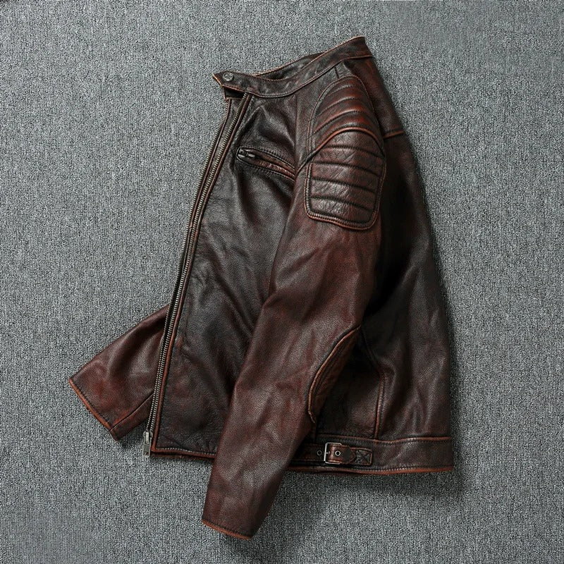 Hugo™ | Vintage Leather Jacket