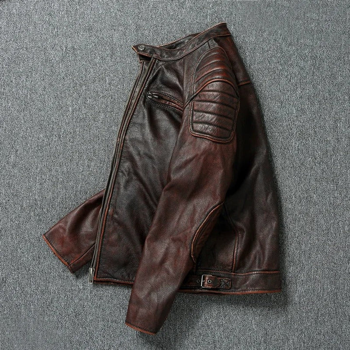 Hugo™ | Vintage Leather Jacket