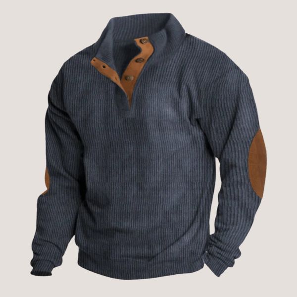 ARAMIS - Corduroy Sweatshirt with Collar