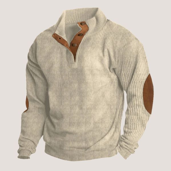 ARAMIS - Corduroy Sweatshirt with Collar